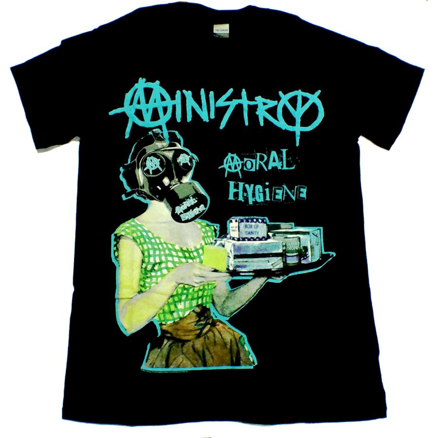 MINISTRY】ミニストリー「MORAL HYGIENE GASMASK」Tシャツ : NO  