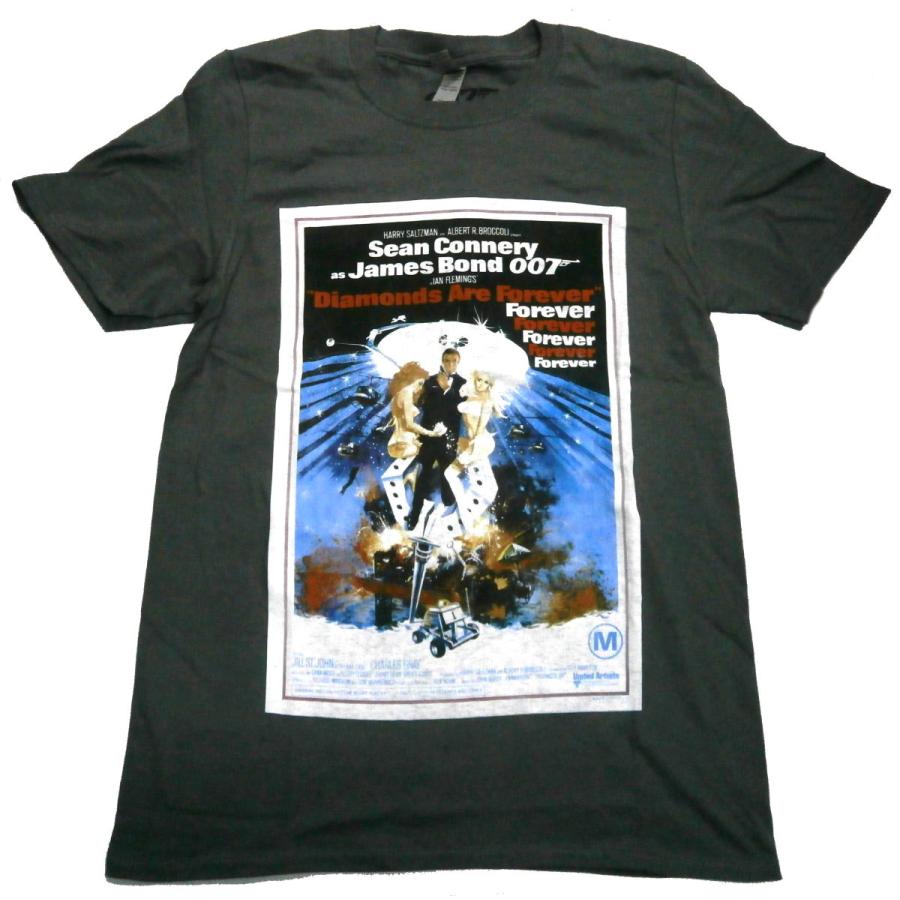 JAMES BOND 007】ジェームズボンド007「ダイヤモンドは永遠に」Tシャツ 
