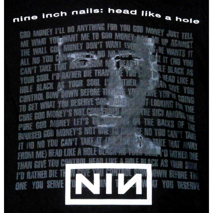 NINE INCH NAILS】ナインインチネイルズ「HEAD LIKE A HOLE」Tシャツ