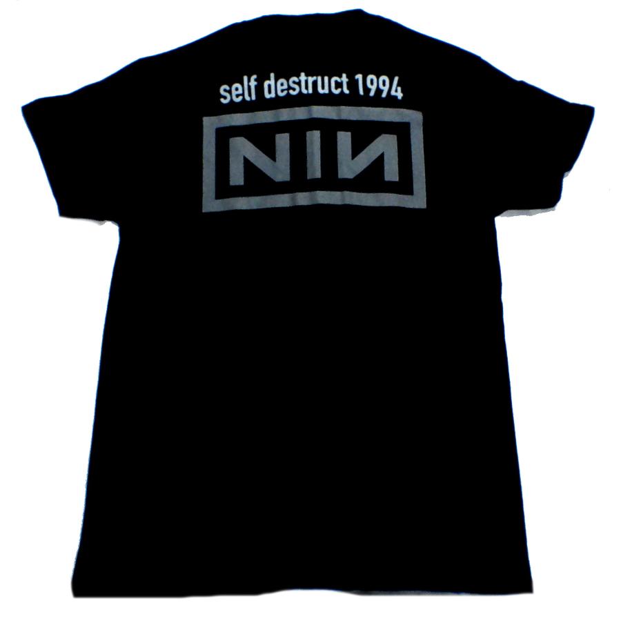 NINE INCH NAILS】ナインインチネイルズ「SELF DESTRUCT」Tシャツ : NO
