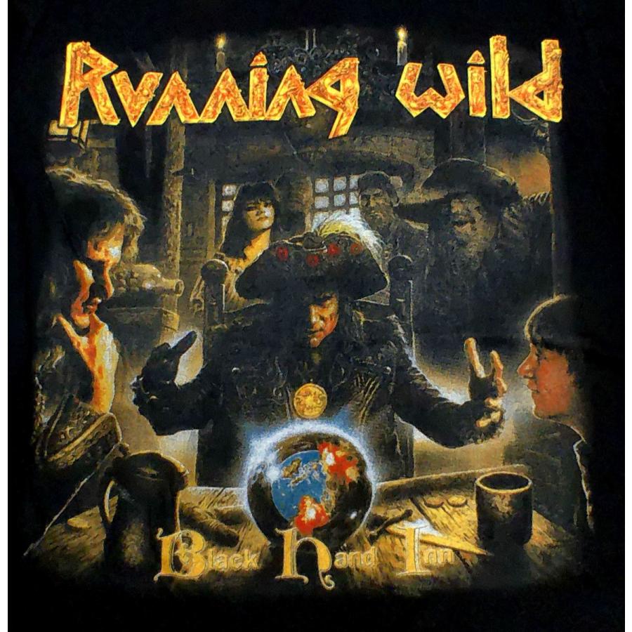 RUNNING WILD】ランニングワイルド「BLACK HAND INN」Tシャツ : NO 