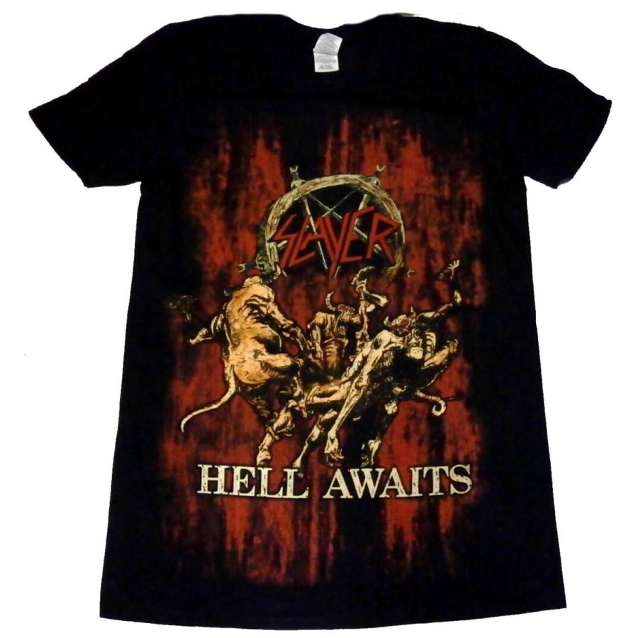 SLAYER「HELL AWAITS」Tシャツ : NO-REMORSE - 通販 - Yahoo!ショッピング