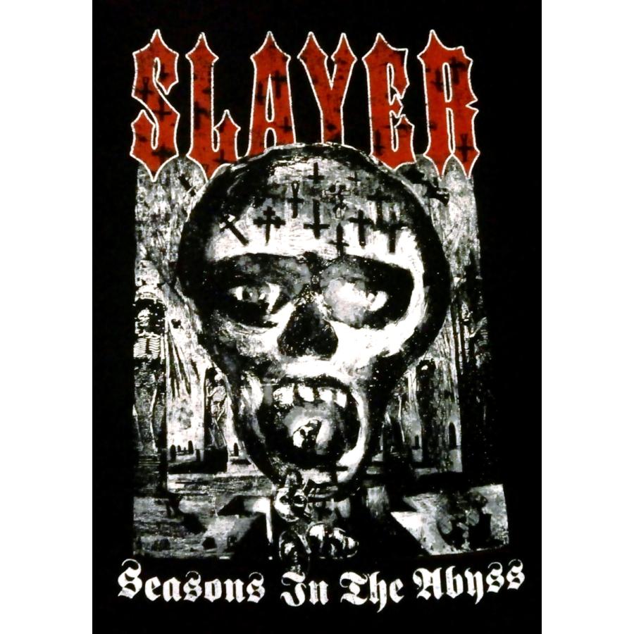 SLAYER】スレイヤー「SEASON IN THE ABYSS BLACK」Tシャツ : NO 