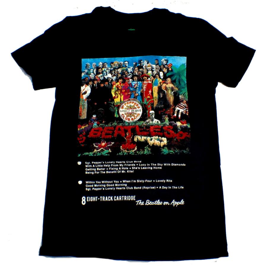 THE BEATLES】ビートルズ「SGT.PEPPER 8TRACK」Tシャツ : NO-REMORSE