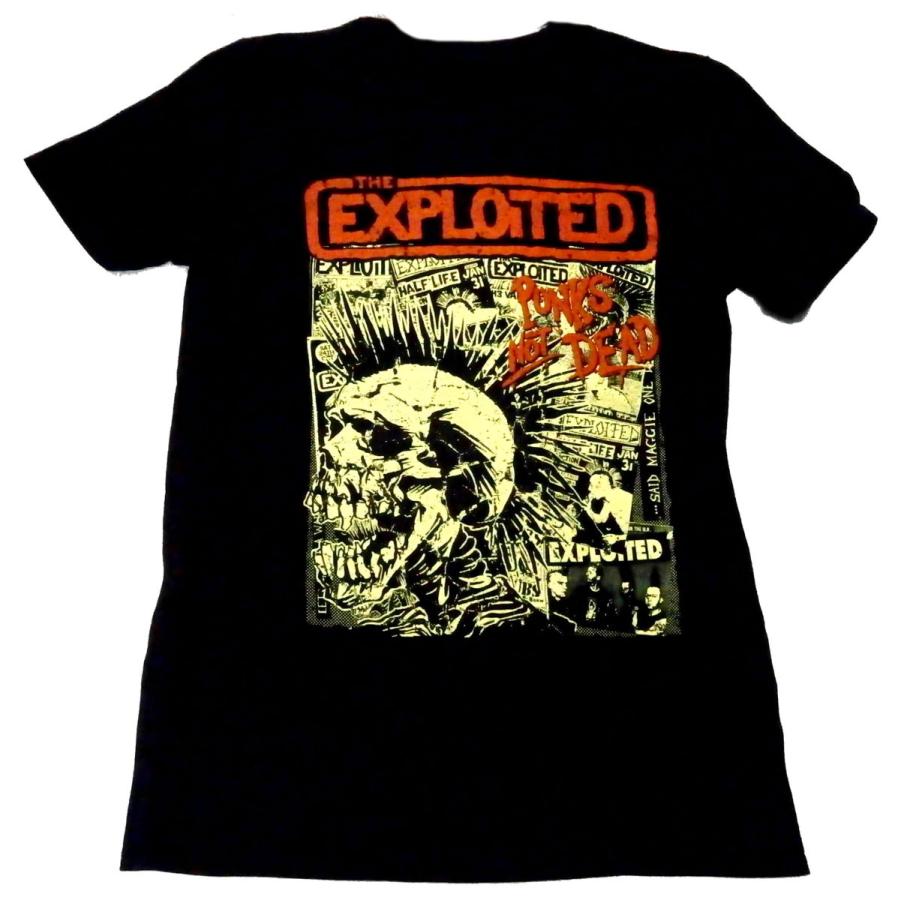 【THE EXPLOITED】エクスプロイテッド「PUNKS NOT DEAD BLACK」Tシャツ｜no-remorse