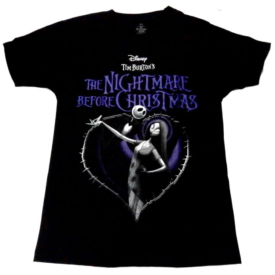 【THE NIGHTMARE BEFORE CHRISTMAS】ナイトメアビフォアクリスマス「PURPLE HEART」Tシャツ｜no-remorse