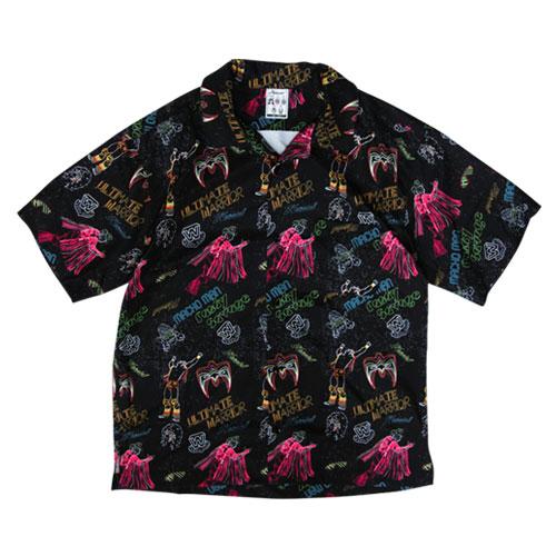 希少 Haoming Wwe Legends Aloha Shirt ハオミン 5 47 アロハシャツ Black Mサイズ プロレス ランディ サベージ アルティメット ウォーリアー 高い素材 Www Muslimaidusa Org