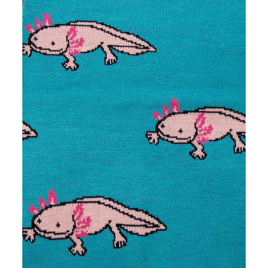 go slow caravan アホロートル柄 ニットセーター サイズ4 ゴースローキャラバン(Go Slow Caravan) スウェット トレーナー