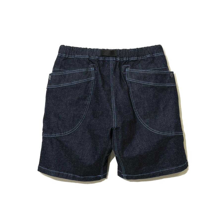 go slow caravan デニムストレッチ パンツ脇ポケ③アウトドアY2K go slow caravan ストレッチ ネップ デニム 脇ポケ イージー