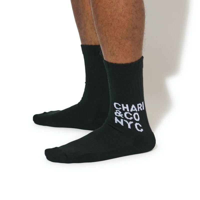 【CHARI＆CO】MODERN LOGO SOCKS チャリアンドコー モダンロゴソックス 靴下 自転車 サイクリング ニューヨーク｜no-target-nagi｜07