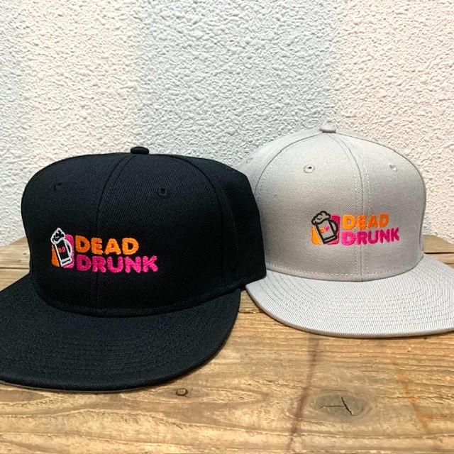 SOBER IS OVER!】DEAD DRUNK BB CAP ドーナツショップパロディ 刺繍