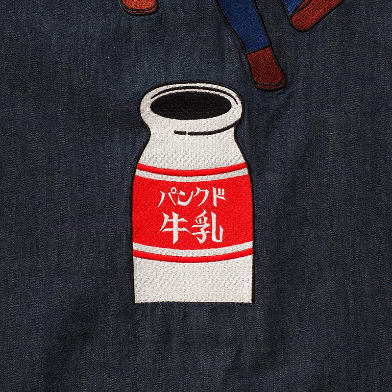 パンクドランカーズ LAND ミルクボーイ コラボ ブラザーズデニムシャツ XL PUNK DRUNKERS - [PDSxLAND by MILKBOY] ブラザーズデニムシャツ