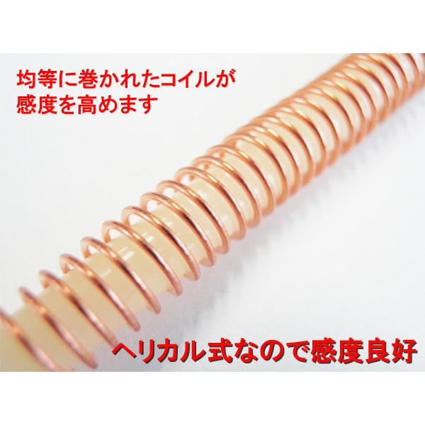 ヘリカル式 ショート アンテナ 18cm 5mm径ネジ 高感度 車載 オーディオ