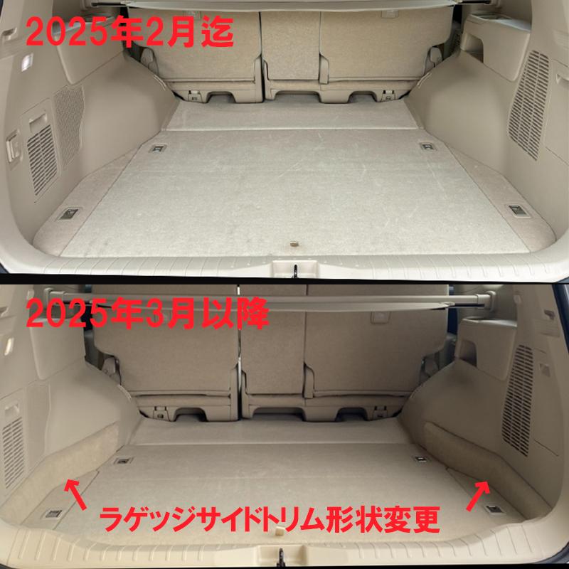 ランクル300 ランドクルーザー 300系 5人乗り用 専用 3D 黒 カーゴ
