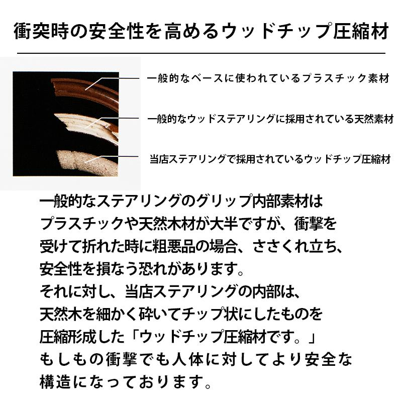 ランクル100前期 純正近似色 コンビハンドル ウッドコンビステアリング