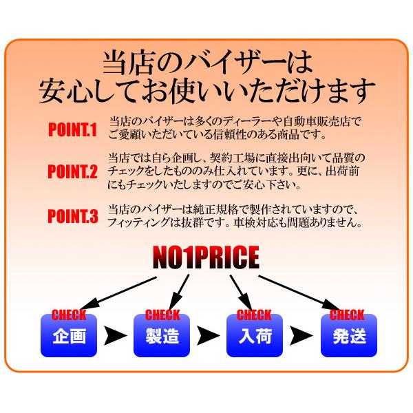 VOXY ヴォクシー 90系 MZRA90W MZRA95W ZWR90W ZWR95W 専用 サイドバイザー 90W 95W 90 95｜no1-price｜05