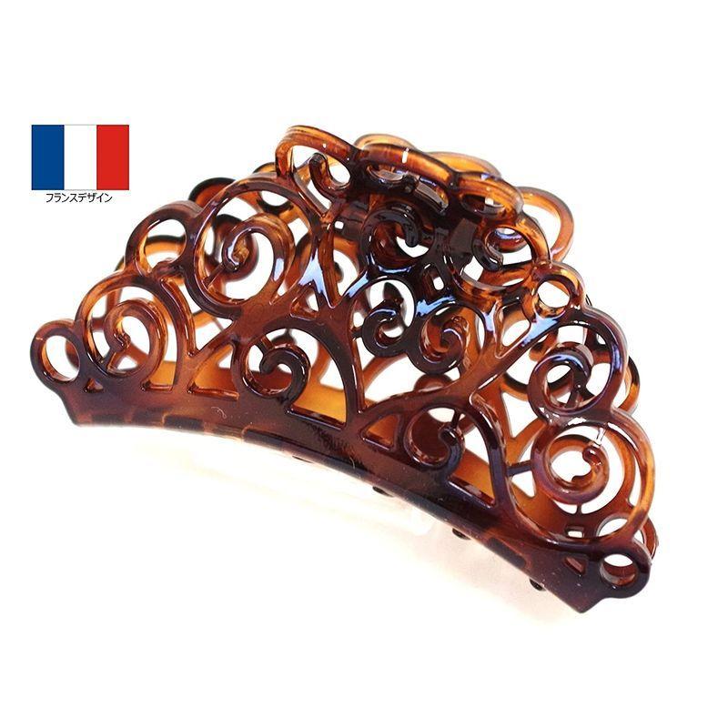ファッションなデザイン ヘアアクセサリー フランスデザインバンスクリップ ヘアアクセサリーno 328 ベッコウ Www Threeriversofs Com