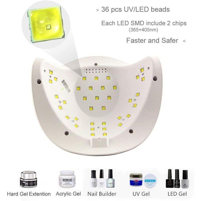 人気激安 ボディ フェイスケア Led Uv ネイルライト 54w 業界注目低ヒート機能 全ジェル対応 ジェルネイル レジン用 Ledライト 自動感知センサー 4つタイマー Www Threeriversofs Com