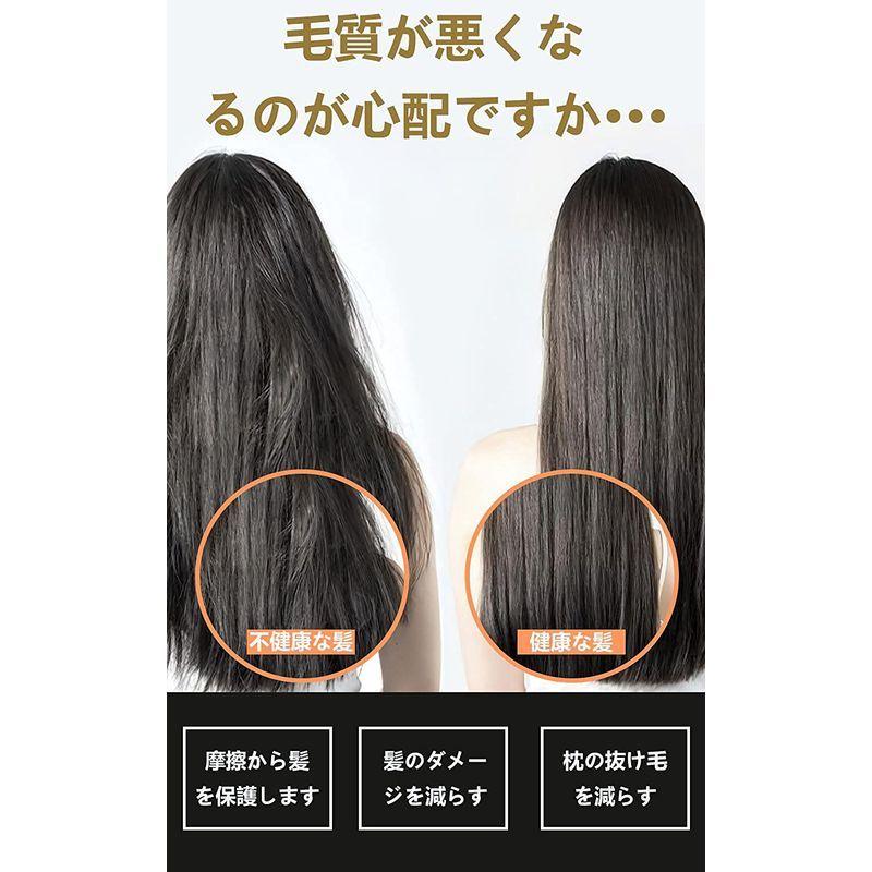 Nimoni シルク ナイトキャップ ロングヘア ツヤレディース 就寝用 産後用 紐付き サイズ調整可能 帽子 女性 シルク製 保湿 美髪 有名人 芸能人