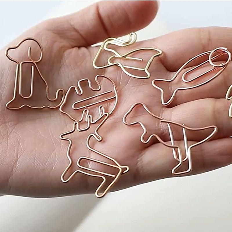 愛用 Ssjqk クリップ かわいい 事務用品 ブックマーク ペーパークリップ 16個セット 犬 Materialworldblog Com
