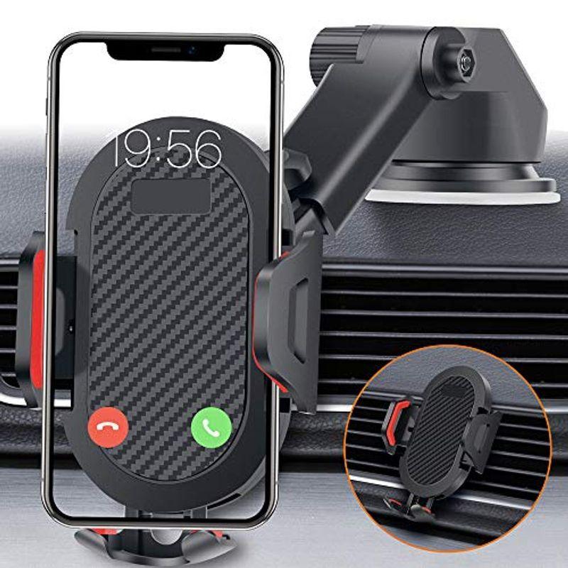 車載ホルダー 2in1 スマホホルダー 粘着ゲル吸盤 エアコン吹き出し口式兼用 スマホスタンド 車 携帯ホルダー 片手操作 取り付け簡単 3 21春夏新色