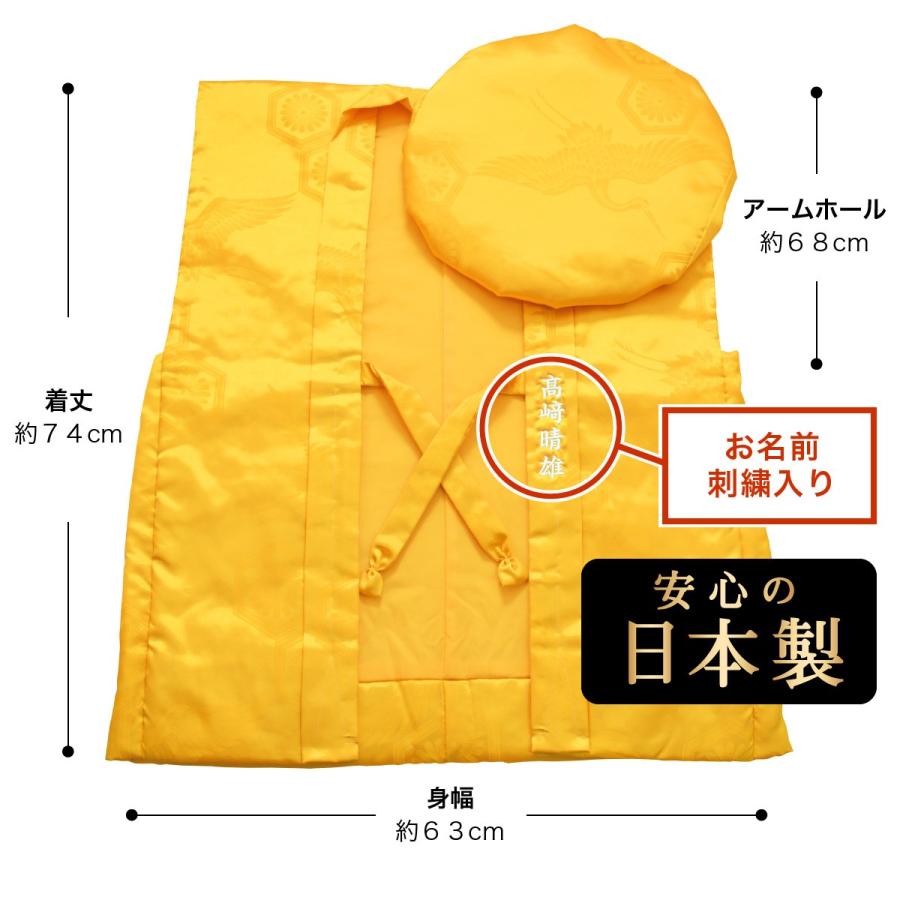 傘寿祝い 米寿祝い 80歳 88歳 名前刺繍入り ちゃんちゃんこ 箱入り