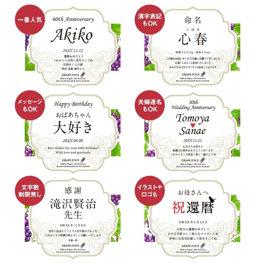 古希祝い 誕生日 結婚記念日 プレゼント 長寿祝い 名入れ 70年前の新聞付き 贈り物 ギフト ノンアルコール 巨峰100 ぶどうジュース 500ml Grape70 八百萬屋 通販 Yahoo ショッピング
