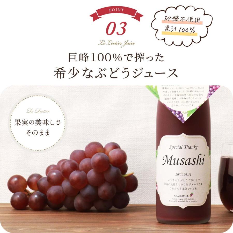 誕生日 プレゼント 結婚記念日 長寿祝い 名入れ メモリアル新聞付き ギフト ノンアルコール 巨峰100％ ぶどうジュース 500ml |  | 07