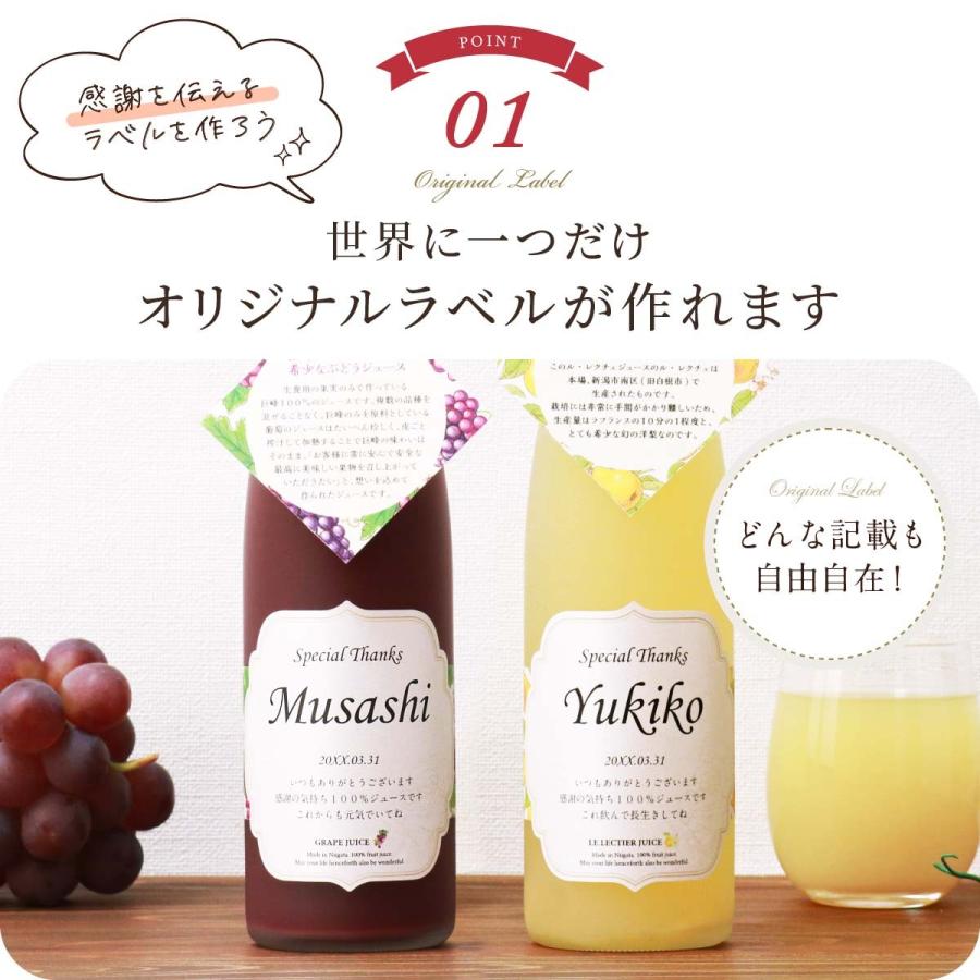 卒寿祝い 誕生日 結婚記念日 プレゼント 名入れ 90年前の新聞付き 贈り物 ギフト ノンアルコール 高級果実 ル レクチエ＆ぶどうジュース【500ml×2本セット】 |  | 02