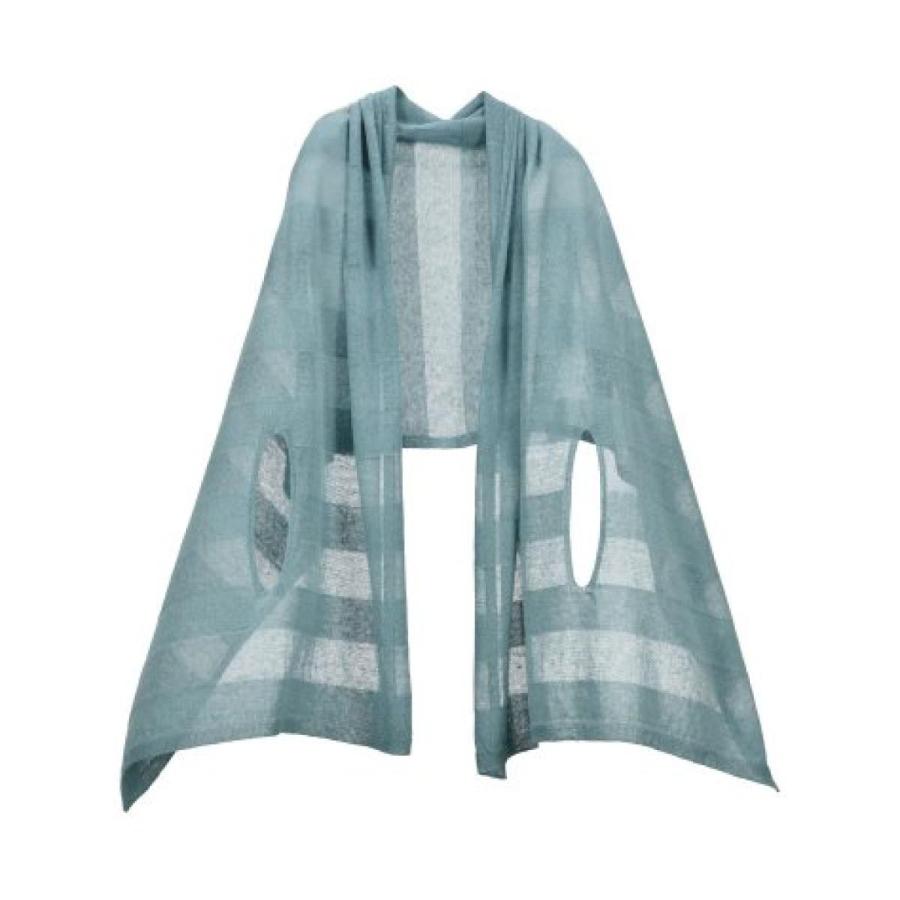 mino 夏 nico linen border 夏物 カーディガン ストール ボレロ