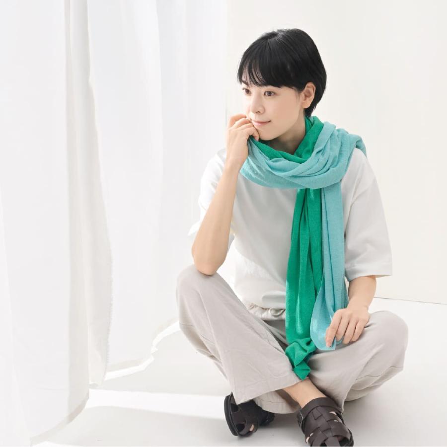 mino 夏 nico 洗える 麻 雪国新潟の夏風ぬける山の稜線 夏物