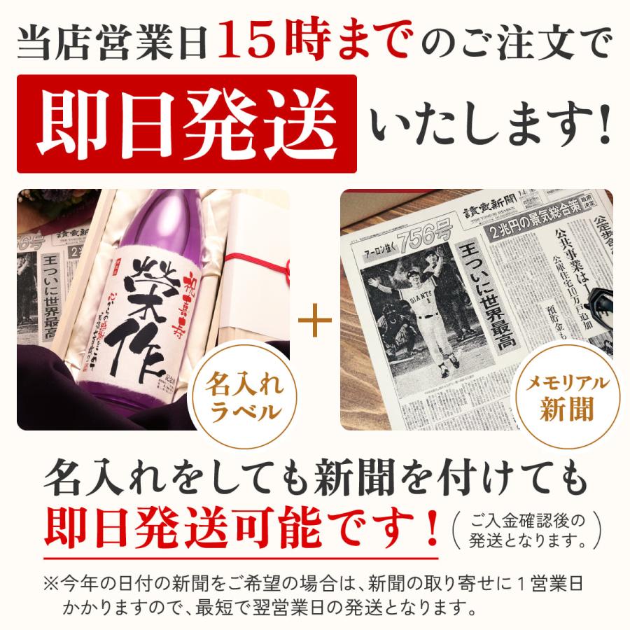 喜寿のお祝い プレゼント男性 女性 上司 ギフト 日本酒 名前入り 77年