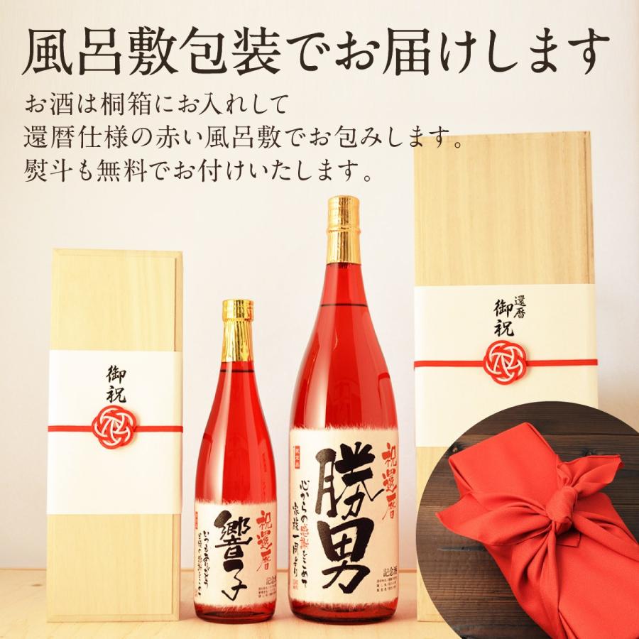 53 Off 還暦祝い プレゼント 名入れ 男性 女性 上司 赤いもの 60年前の新聞付き 即日発送 日本酒 1800ml 真紅 Aynaelda Com
