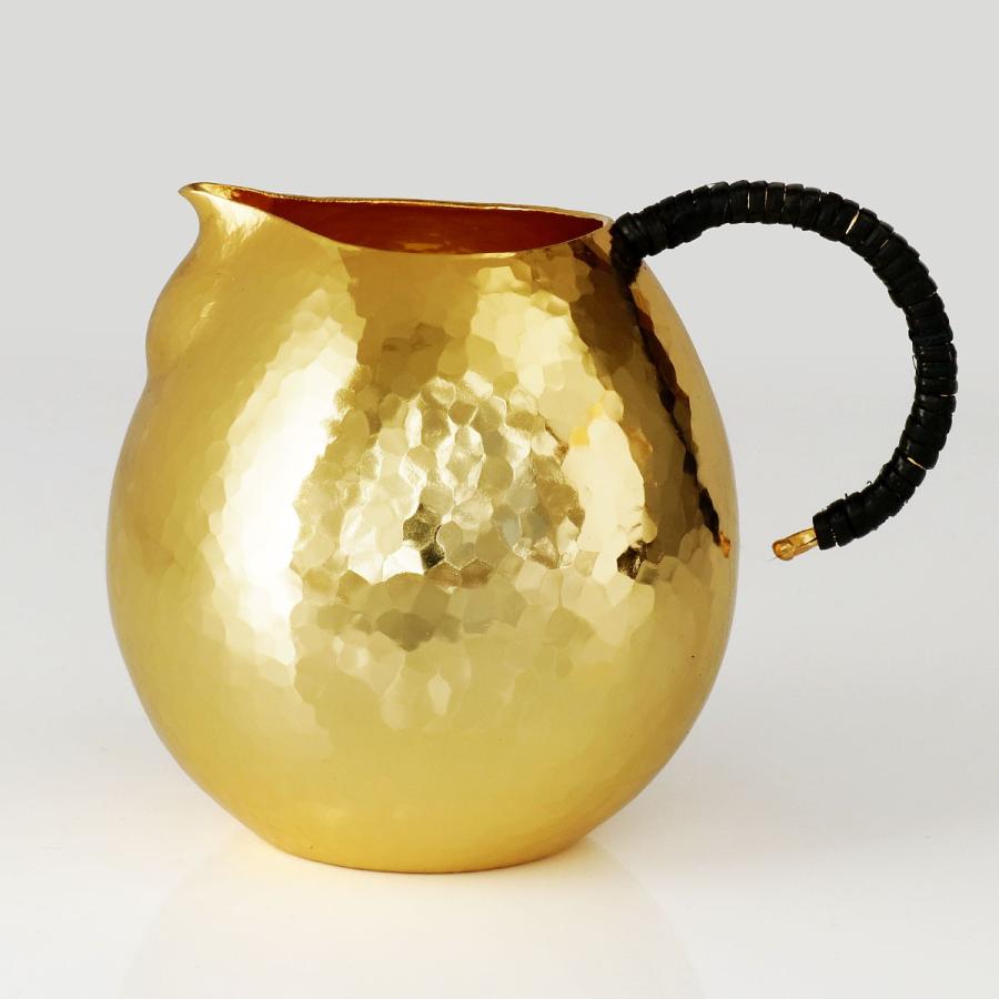 清雅堂 鎚起銅器｜酒器｜手作り銅器「ちろり」金メッキ｜おちょこ 猪口 ぐい呑 ぐい呑み 徳利 日本酒 言い慣わし作物品 食器、グラス、カトラリー-キッチン、日用品、文具