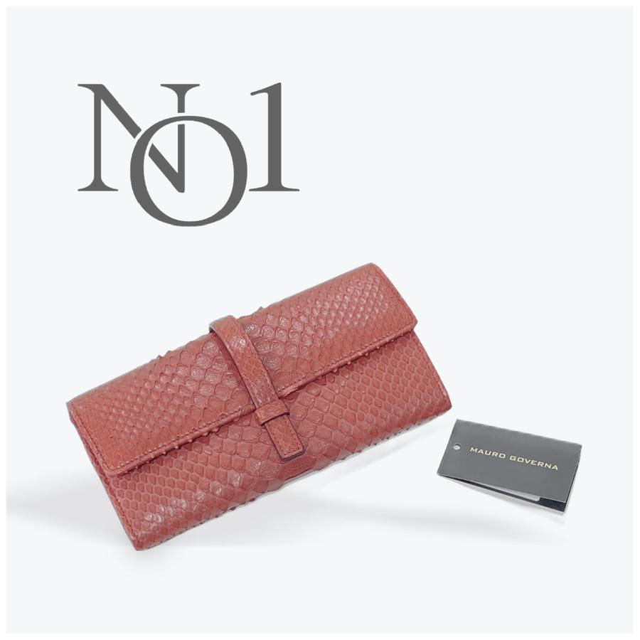 マウロゴヴェルナ MAURO GOVERNA パイソン 長財布 : mg0001t : NO1 