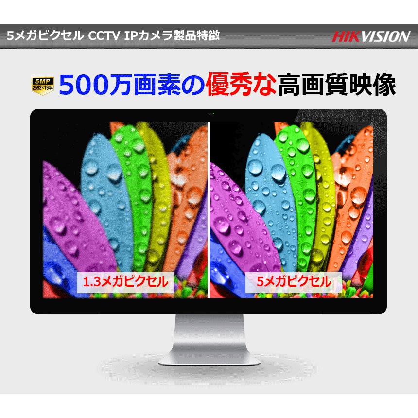 [HIKVISION][TVi-5M] 防犯カメラ 監視カメラ 屋外 屋内 500万画素 高画質 CCTV 自己設置 4ch 1TB HDD DS-2CE16H0T-ITPF DS-2CE56H0T-IRMMF iDS-7204HUHI-M1/S｜no1cctv｜21