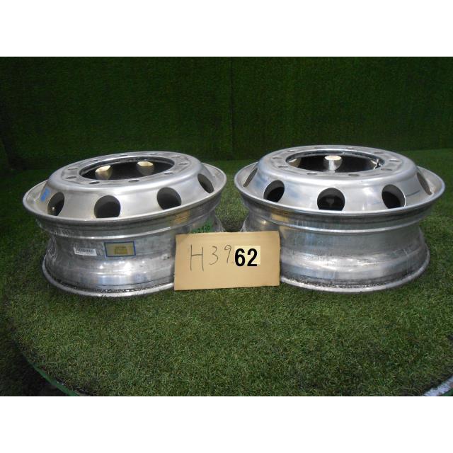 中古 22.5インチ アルコア ホイール 2本 22.5×7.50 162 10穴 