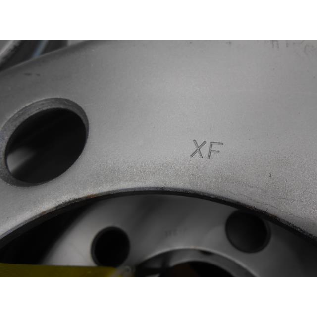 15インチ ホイール 6本 15×5J XF トピー 5穴 チューブレス シルバー 