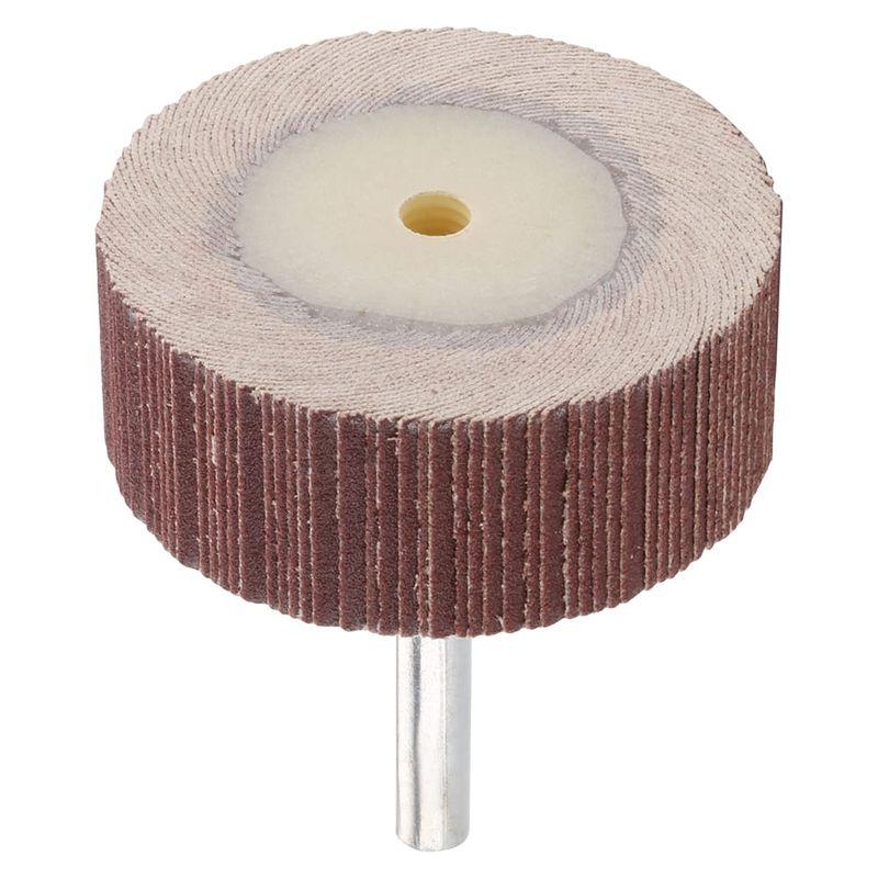 Utoolmart フラップホイール 研磨バフ 研削ヘッド シャンク付き 20x16x3mm 120グリット 10個入り バフ研磨ホイール