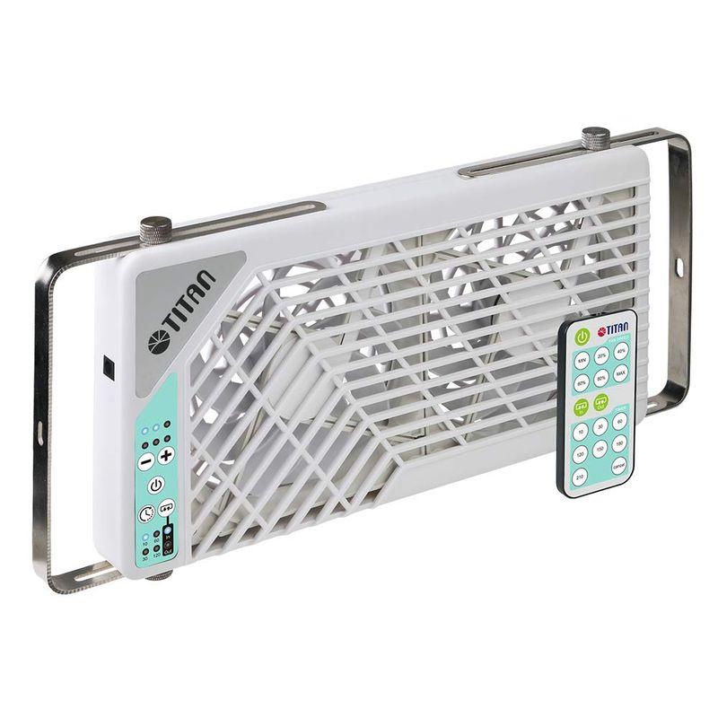 TITAN TTCSC21 換気扇 車中泊 キャンピングカーファン 多目的支えファン 天窓 ルーフウィンドウファン 正転逆転機能搭載 ダ