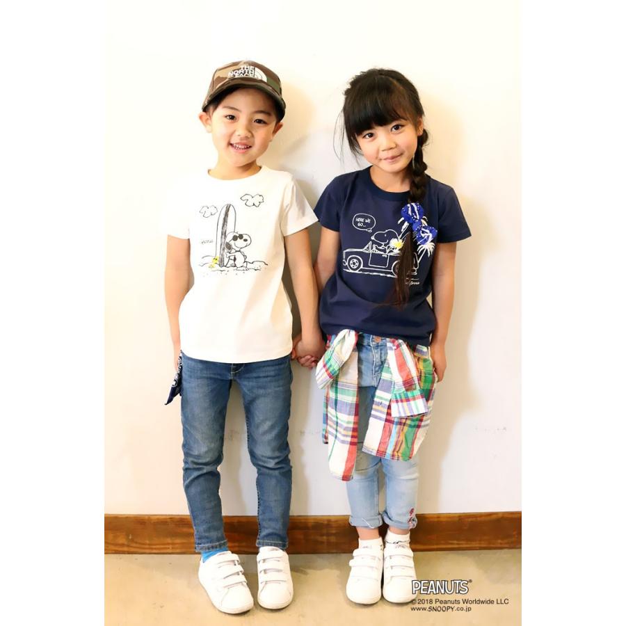 子供服 Noa Department Store Peanutsコレクション Drive Snoopy Tシャツ スヌーピー 110cm 1cm 130cm 140cm 150cm お揃い メール便可 N Noa Department Store 通販 Yahoo ショッピング