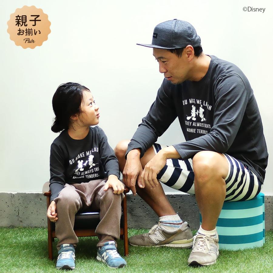 人気デザイン21春夏再生産 新作 ディズニー 親子ペア お揃い ミッキーマウス シルエットロンt S M L 160cm 165cm 175cm 長袖 メール便可 Ndsa Noa Department Store 通販 Yahoo ショッピング