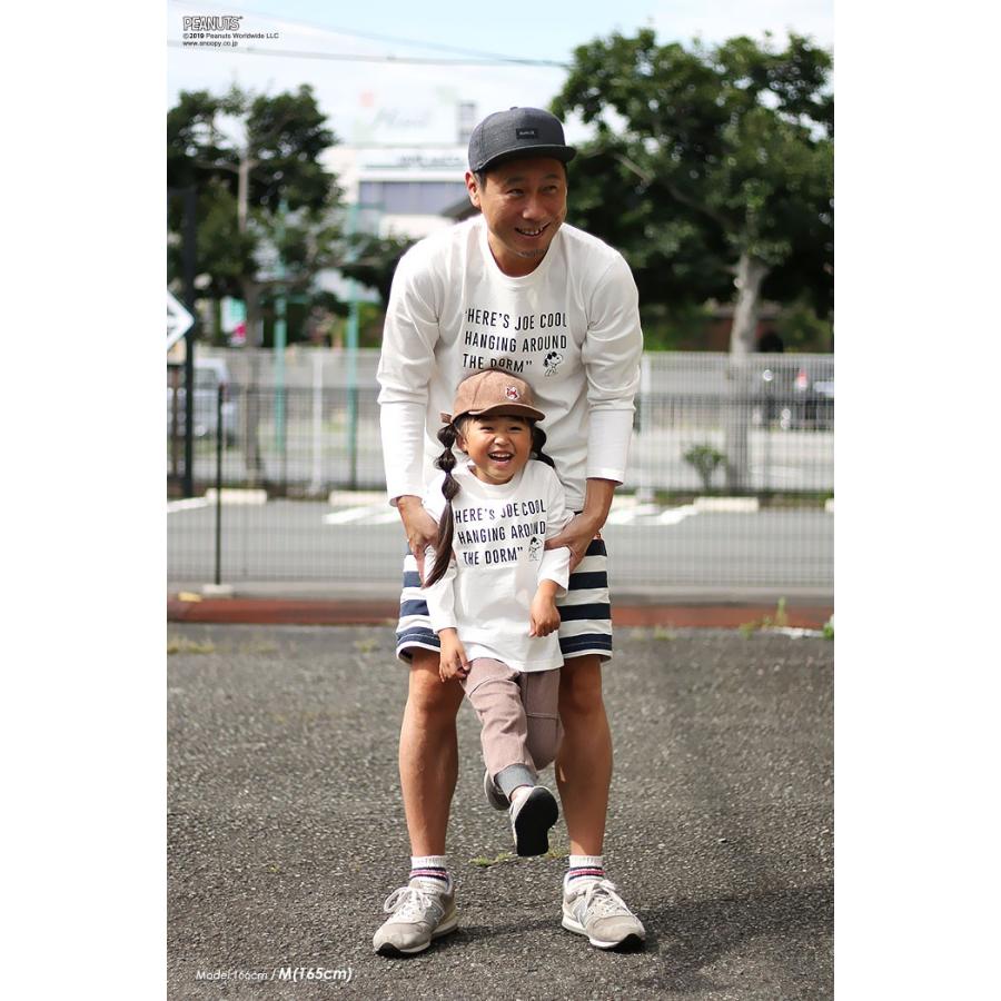 ピーナッツ 親子ペア お揃い スヌーピー Joe Coolロンt 80cm 90cm 100cm 110cm 1cm 130cm 140cm 150cm 長袖 子供服 メール便可 Nds Noa Department Store 通販 Yahoo ショッピング