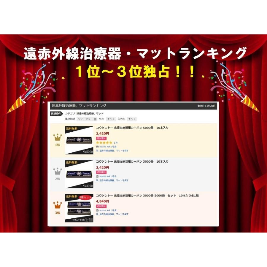 コウケントー 光線治療器用カーボン 3001番 3002番 セット 10本入り各1箱 :3001-3002-10set:Noah's Ark 1号店 - 通販 - Yahoo!ショッピング コウケントー 光線治療器用カーボン 3001番 3002番 セット 10本入り各1箱 :3001-3002-10set:Noah's Ark 1号店 - 通販 - Yahoo!ショッピング