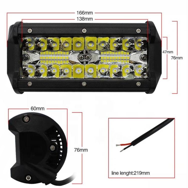 LEDワークライト 作業灯 爆光 2個セット 12000Lm クロカン オフロード