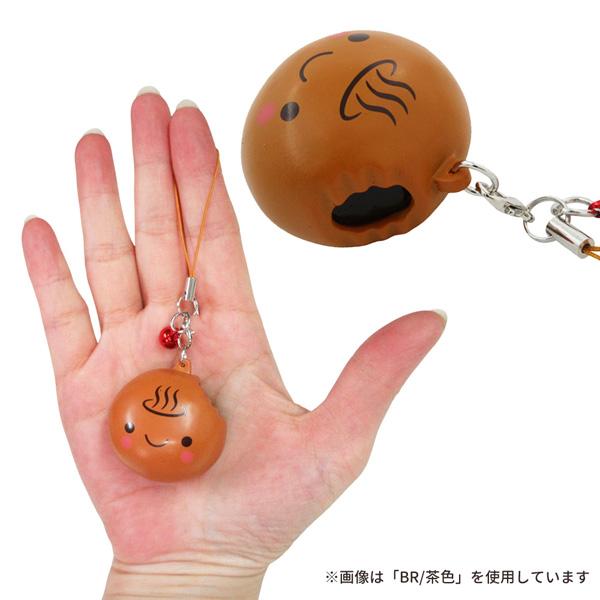 ネコポス便発送可】070962 STむにゅっと温泉まんじゅう 茶 ピンク 緑