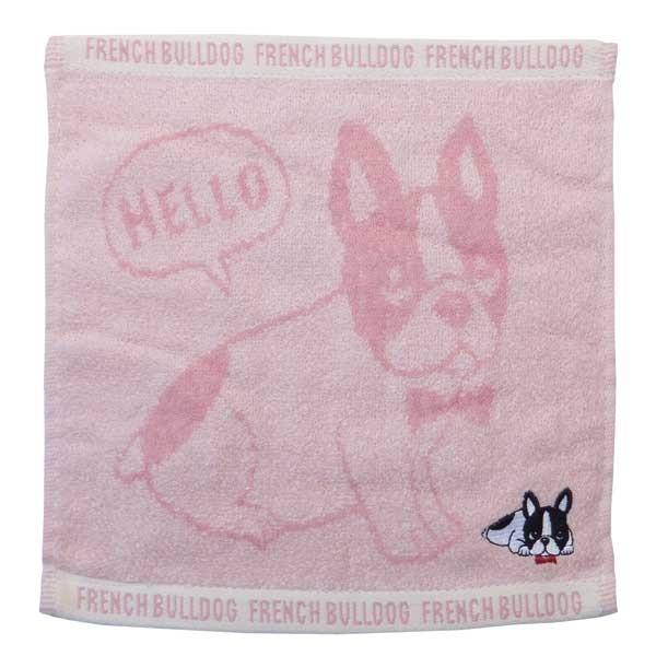ネコポス便発送可 2p フレンチブルドック ボーダー Pk シュガーフェイス ジャガード無撚糸ミニタオル２ｐセット 動物 アニマル ハンド 0f Td47 Sdkv のあのはこぶね 通販 Yahoo ショッピング