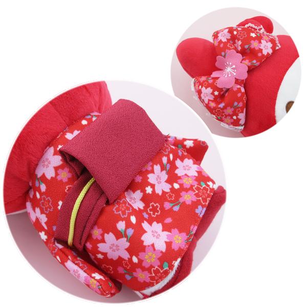 マイメロディ 191588-24 桜着物 S サイズ RD レッド ぬいぐるみ SANRIO