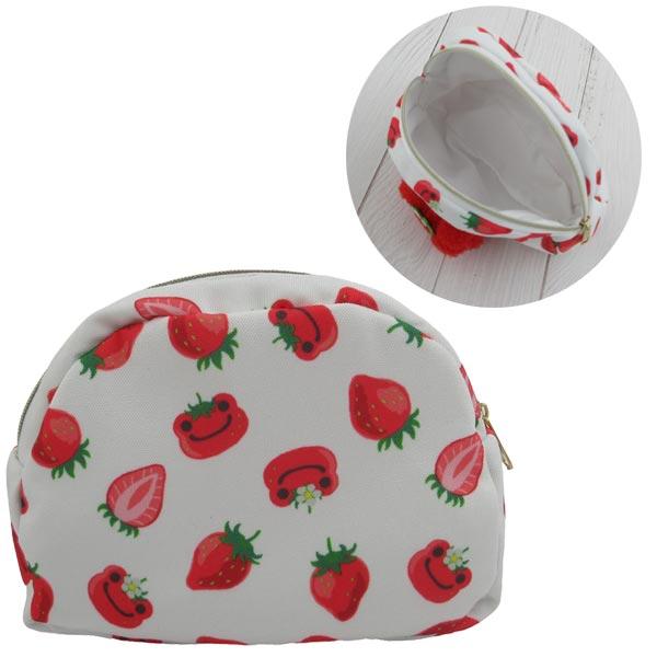 192301-24 かえるのピクルス ピクルス いちご ボアフェイスポーチ