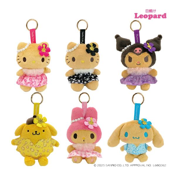 sanrio（サンリオ） 225764-818 日焼けレオパード ハローキティ PK BK